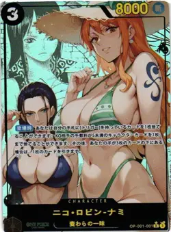 NAMI AND BOA ONE PIECE Holo Custom Art Goddess Story Anime Collectible Card - Image 1