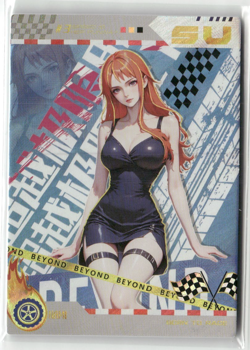 NAMI SU SU-3 MAX SPEED Holographic One Piece Collectible Anime Card - Image 1