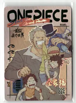 MONKEY D GARP DSC DSC-026 START THE GREAT ROUTE HOLO One Piece Collectible Card - Image 1