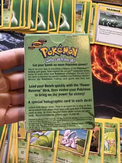 Pokemon Jungle Power Reserve Theme Deck *OPENED* WoTC 💎61 Cards💎 - Image 2