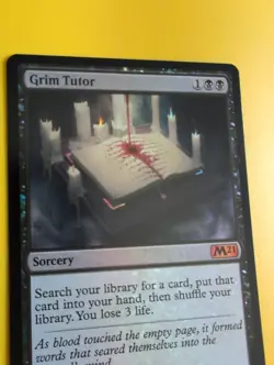 Grim Tutor. FOIL M21 Mythic Sorcery. Magic the Gathering Card. - Image 4