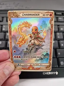 Pikachu Lightning Sword Warrior Full Art Holo Card + Other Cards Bundle - Image 3