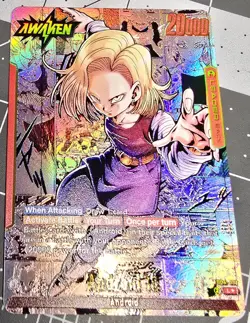 CUSTOM FB06-001 Android 18 Custom Leader Card - Dragon Ball Fusion World TCG FW - Image 2