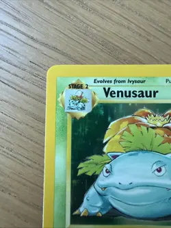 Pokemon TCG Venusaur Holo Rare Card 15/102 Base Set 1999 English - Image 2