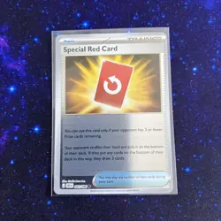 Special Red Card 082/086 Reverse Holo - Pokemon TCG Chaos Rising NM - Image 1