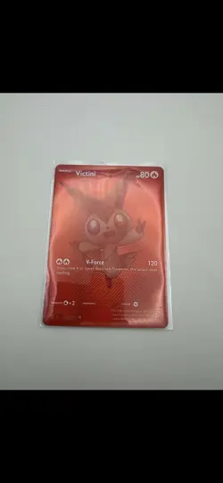 Pokemon TCG White Flare English Red Victini Card 172/086 - Image 1