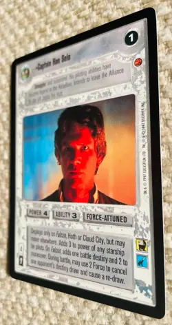 STAR WARS CCG - Captain Han Solo - Rare Card - Decipher Inc. 1997 - Image 3