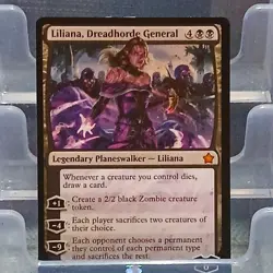 Wizards of the Coast MTG Liliana, Dreadhorde General Black Planeswalker Regular - Image 1