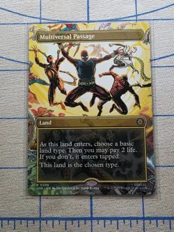 Multiversal Passage (Borderless) R 0206 MTG Marvel's Spider-Man Regular - Image 1