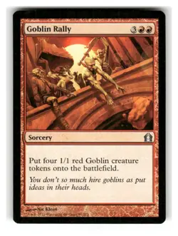 Goblin Rally 95 Lightly Played Return to Ravnica - Image 1