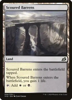 Scoured Barrens 254 Foil Lightly Played Ikoria: Lair of Behemoths - Image 1