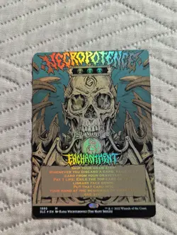 Necropotence Foil Secret Lair 30th Anniversary Count Down Kit 1995 MTG - Image 1