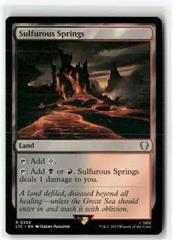 Sulfurous Springs 334 Commander: The Lord of the Rings: NM - Image 1
