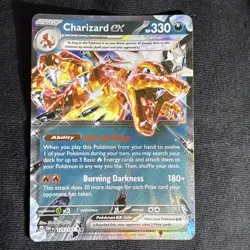 Pokemon TCG Obsidian Flames Charizard ex 125/197 NM - Image 1