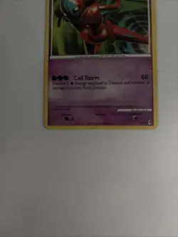 Pokemon Deoxys Reverse Holo Rare Call of Legends 2/95 2011 80HP Cell Storm - Image 3
