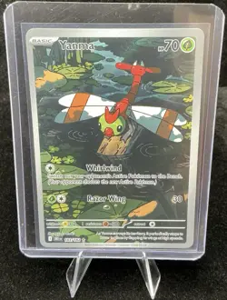 Pokemon TCG Yanma Destined Rivals Full Art Rare Card 183/182 - Image 1