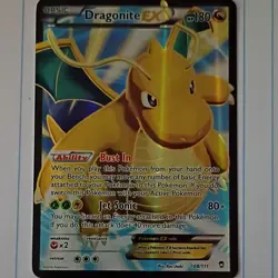 Pokemon TCG Dragonite EX 108/111 XY Full Art Holo - Image 1