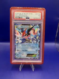 2016 Pokemon XY Black Star Promo Ash-Greninja #XY133 PSA 5 EX - Image 1