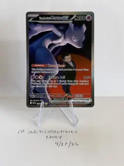 Pokemon TCG Team Rockets Mewtwo EX 281/217 Ascended Heros - Image 1