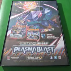 Pokemon EX Plasma Blast TCG Print Ad Framed 8.5x11 2013 Promo - Image 1