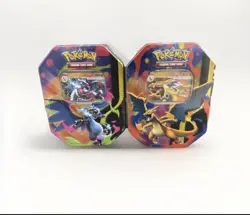 Set of 2 Pokemon TCG Mega Charizard X and Y Tins - Brand New & Sealed✅ - Image 1