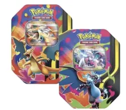 Set of 2 Pokemon TCG Mega Charizard X and Y Tins - Brand New & Sealed✅ - Image 2
