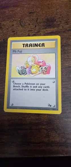 Mr. Fuji 58/62 Uncommon Fossil Pokemon Lightly Played - Image 1