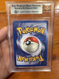 BGS 9 Dark Blastoise Holo 3/82 Team Rocket Unlimited 2000 POKEMON **WITH SWIRL** - Image 5
