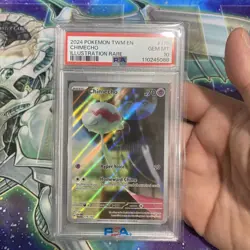 2024 Pokemon Chimecho Illustration Rare Gem Mint Card PSA 10 179/167 - Image 1