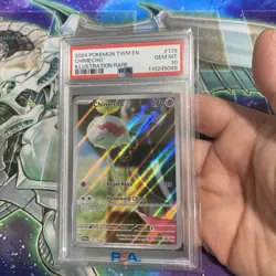 2024 Pokemon Chimecho Illustration Rare Gem Mint Card PSA 10 179/167 - Image 2
