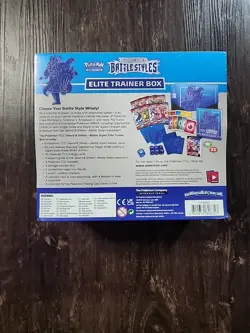 Pokemon TCG Sword & Shield Battle Styles BLUE ETB Elite Trainer Box NEW Sealed - Image 2