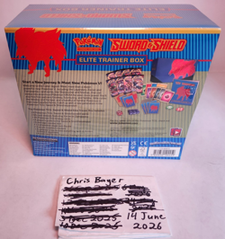 Pokemon TCG Sword & Shield Base Elite Trainer Box (ETB) Zamazenta, Sealed - Image 2