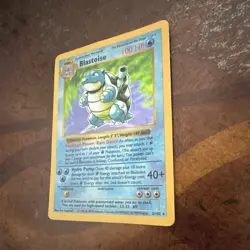 Wizards Pokemon TCG Blastoise 2/102 Base Set Holo Rare English 1999 - Image 3