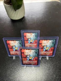 Lot Of 4 NEAR MINT - Get In Your Zone Pokemon 4Ever Celebrate Celebi Promo 2002 - Image 2