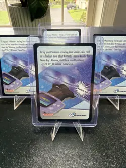 Lot Of 4 NEAR MINT - Get In Your Zone Pokemon 4Ever Celebrate Celebi Promo 2002 - Image 4