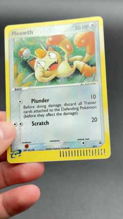 MEOWTH LP 013 PROMO NINTENDO BLACK STAR PROMOS POKEMON - Image 2