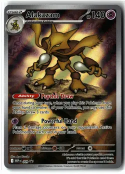 2025 Alakazam ⭐ 009 Holo Promo ME: Mega Evolution Promo Pokemon NM - Image 1