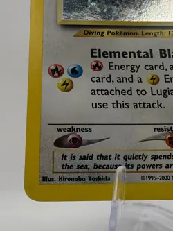 Pokemon Lugia 9/111 Neo Genesis Holo Rare Vintage - Image 5