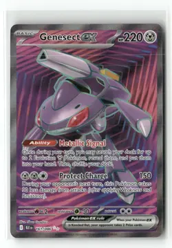Genesect ex 161/086 Holo Ultra Rare Black Bolt Pokemon Holo Near Mint - Image 1