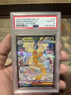 Pokemon TCG Mega Dragonite Ex 246/193 PSA 10 Japanese - Image 1