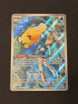 Pokemon TCG Destined Rivals 193/182 Misty’s Psyduck Illustration Rare - NM - Image 1