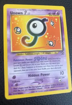 2001 Pokemon Promo Unown J Black Star ⭐ Promo #38 Near 🔥 Mint - Image 2