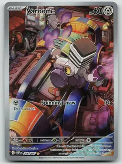Pokemon Varoom 206/197 Obsidian Flames Illustration Rare Holo NM - Image 1