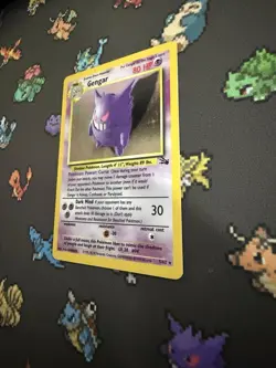 Pokemon Gengar 5/62 Holo Rare Fossil LP Vintage WOTC - Image 3