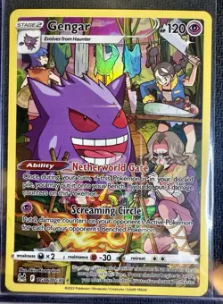 Pokemon Gengar Trainer Gallery Holo Card TCG TG06/TG30 Swsh11: Lost Origin - Image 1