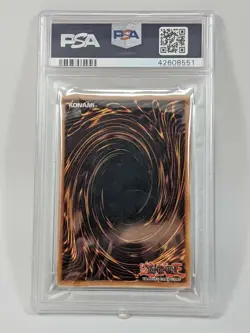2002 Yu-Gi-Oh Blue Eyes Toon Dragon Spell Ruler SRL-000 Secret Rare Holo PSA 9 - Image 4