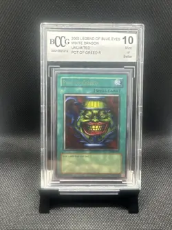 Yu-Gi-Oh! TCG Pot of Greed Legend of Blue Eyes White Dragon LOB-119 Unlimited... - Image 1
