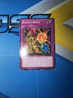 Yu-Gi-Oh Raigeki Break Different Sets 1st Edition Common Light Played - Image 1