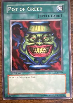 Pot of Greed SD4-EN018 Structure Deck: Fury from the Deep 1st Edition - Image 1