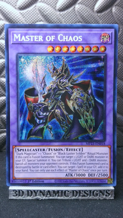 | Yugioh Master of Chaos MP23-EN018 Secret Rare 25Th Anniversary Tin NM 🔥 | - Image 1